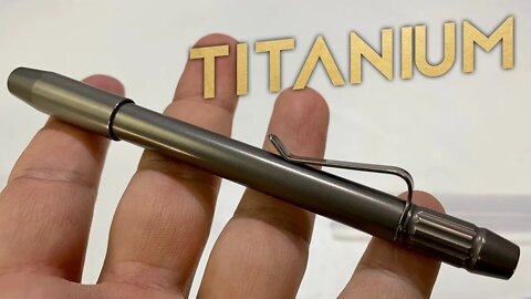 Techliner Fluted Titanium Shorty EDC Pen Review