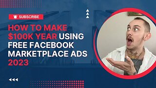 How To Make $100k Year Using Free Facebook Marketplace Ads Dropshipping 2021