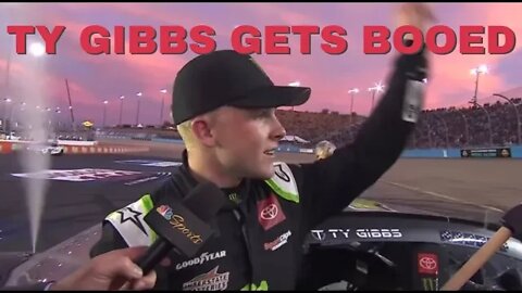 Ty Gibbs Gets Booed After Winning 2022 NASCAR Xfinity Series Championship Race