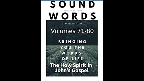 Sound Words, The Holy Spirit in John’s Gospel