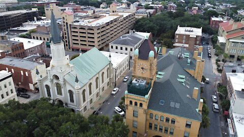 Savannah center from above