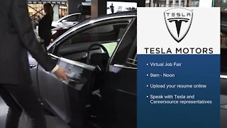 Tesla hosting virtual job fair for Palm Beach County positions