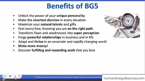 Benefits of BG5 - Human Design for Business