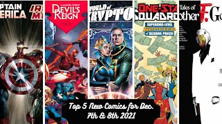 Top 5 New Comics for December 7th & 8th 2021