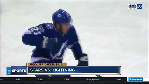 Steven Stamkos scores twice, Tampa Bay Lightning top Dallas Stars in Ben Bishop's return