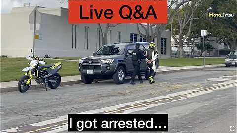 I GOT ARRESTED!! Live Q&A