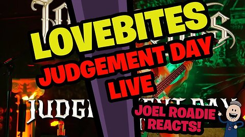 LOVEBITES / Judgement Day (Official Live Video) - Roadie Reacts