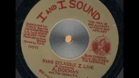 A Doeman And The Upbeats – King Selassie I Live