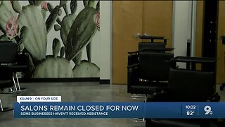Salon and barbershop owners keep doors closed with no funding assistance
