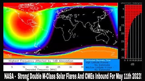 NASA - Strong Double M-Class Solar Flares And CMEs Inbound For May 11th 2023!