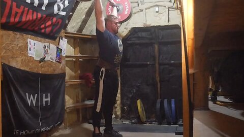 Working up to some heavy singles - Weightlifting Training