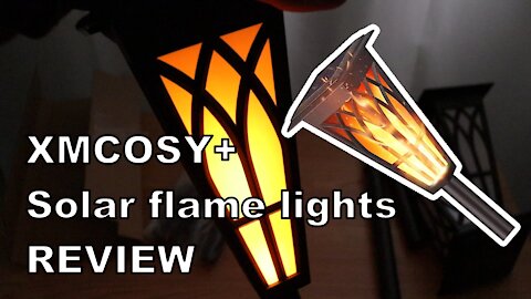 XMCOSY+ solar flame lights review