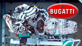 The Last Bugatti W16 Engine