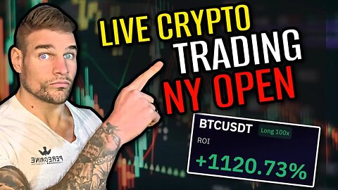 🔴 LIVE - LONG TRADE | 17K PROFIT ⚠️ NY OPEN BTC PUMP OR DUMP???!! ⚠️