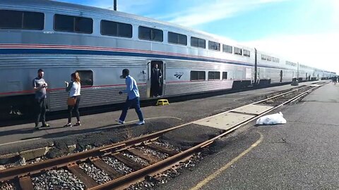 Amtrak Coast Starlight stop in Klamath Falls, OR