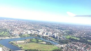 Qantas Airbus A330-300 takeoff at Sydney Kingsford Smith Airport