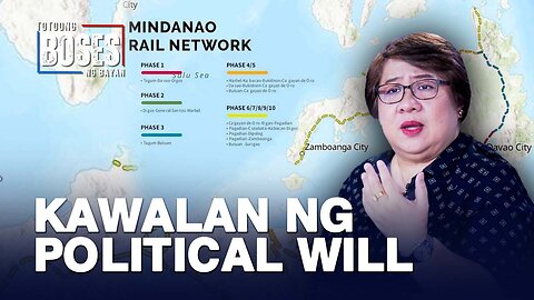 Naudlot na Mindanao railway project, dahil sa kawalan ng political will —Political Strategist