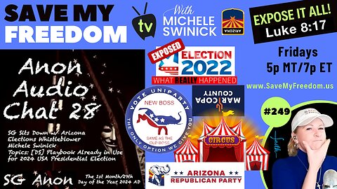 #249 FRAUD + COORDINATED CHAOS = Maricopa County Elections! 2024 Has Already Been Decided - TRUMP & The American People Have Lost...We CAN'T BEAT The System But WE Can Take It Back | SG ANON - QNEWS PATRIOT
