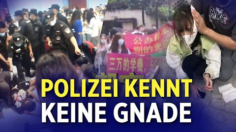 China: Mit Gewalt gegen Studentenproteste