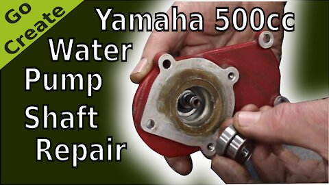 Water Pump Shaft Repair : Yamaha 500cc Racing Engine