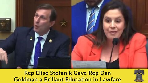 Rep Elise Stefanik Gave Rep Dan Goldman a Brillant Education in Lawfare