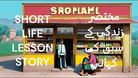 SHORT LIFE LESSON STORY II مختصر زندگی کے سبق کی کہانی #ai #art #viral #reels #entertainment