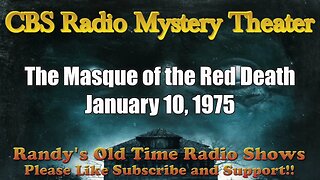 CBS Radio Mystery Theater The Masque Of The Red Death January 10, 1975