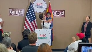 Heartwarming Moment With AZ Gov Candidate Kari Lake