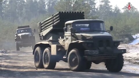 MoD Russia: Prompt support: Central Military District's Grad MLRS hit Ukrainian positions in the SMO