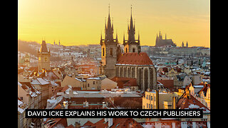 David Icke Explains His Work To Czech Publishers