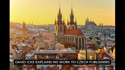 David Icke Explains His Work To Czech Publishers