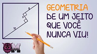 [SÓ VESTIBULANDO] Um triângulo escondido: Você consegue encontrá-lo?| Teorema de Pitágoras| Matletas