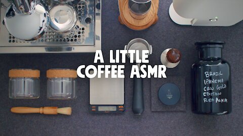A little coffee ASMR - Tingly espresso roasting and brewing