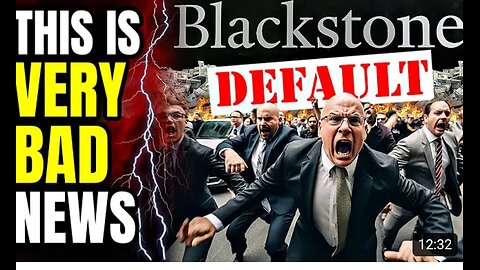 Blackstone Defaulted... Americans Are In Big Trouble