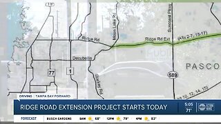 Pasco County's Ridge Road Extension Project finally starting