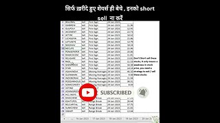 Stocks for short term investor on 25-01-2023 #shorts #shortsfeed #stockmarket #shortsyoutube #stock