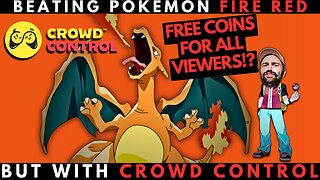 BEATING POKEMON FIRE RED, BUT WITH CROWD CONTROL