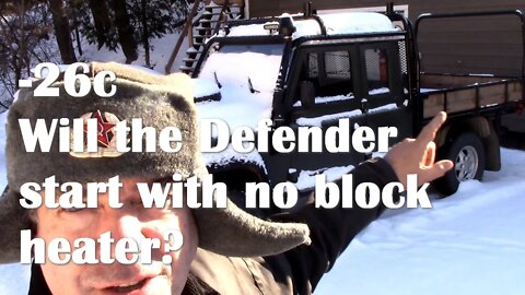 What starts best in the winter with no block heater? Diesel Defender or the Yaris?