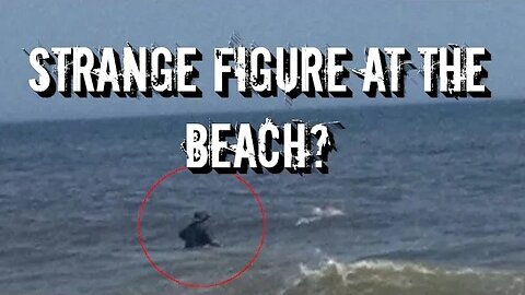 Strange Figure At Beach | Weird