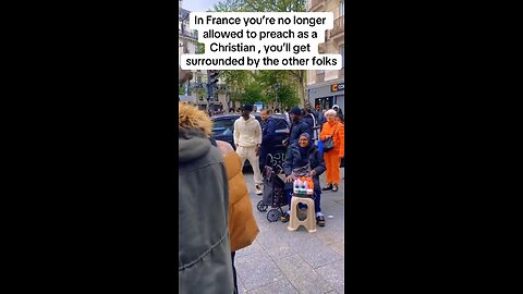 Being Christian isn’t allowed in certain areas of France unless you want to risk your safety.