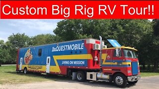 Amazing Semi Truck RV Tour!! | Big Rig RV | RV Tour 2018