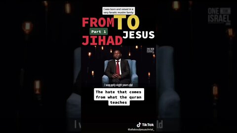 From jihad to JESUS. Pray for the wicked.