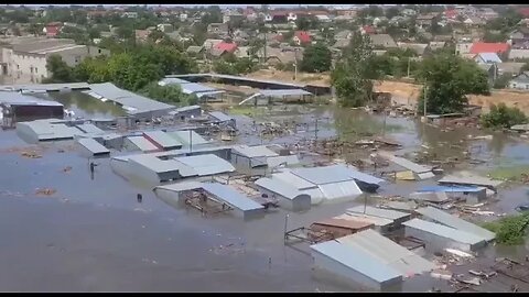 UKRAINE: Kherson under water due to the dam explosion