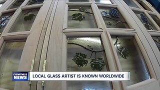 Local glass artist is known worldwide