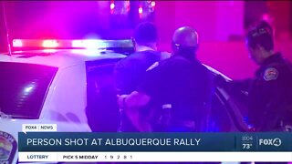 One person shot at an Albuquerque protest