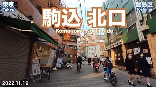 【Tokyo】Walking on Komagome Part 1 (North Side) (2022.11.19)