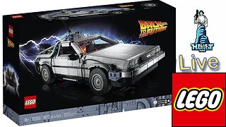 Lego Delorean Build Finale