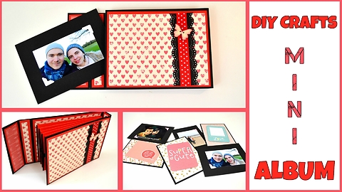 How to make a mini accordion photo album