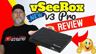 The All New VSeeBox V3 Pro Android Box - 4GB RAM, 64GB Storage, Voice Bluetooth Remote!