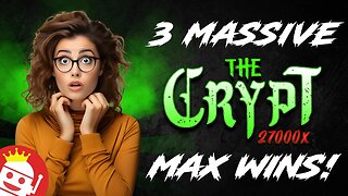 😱 3 ULTRA MASSIVE THE CRYPT MAX WINS! 💰 ALL NO BONUS BUY!